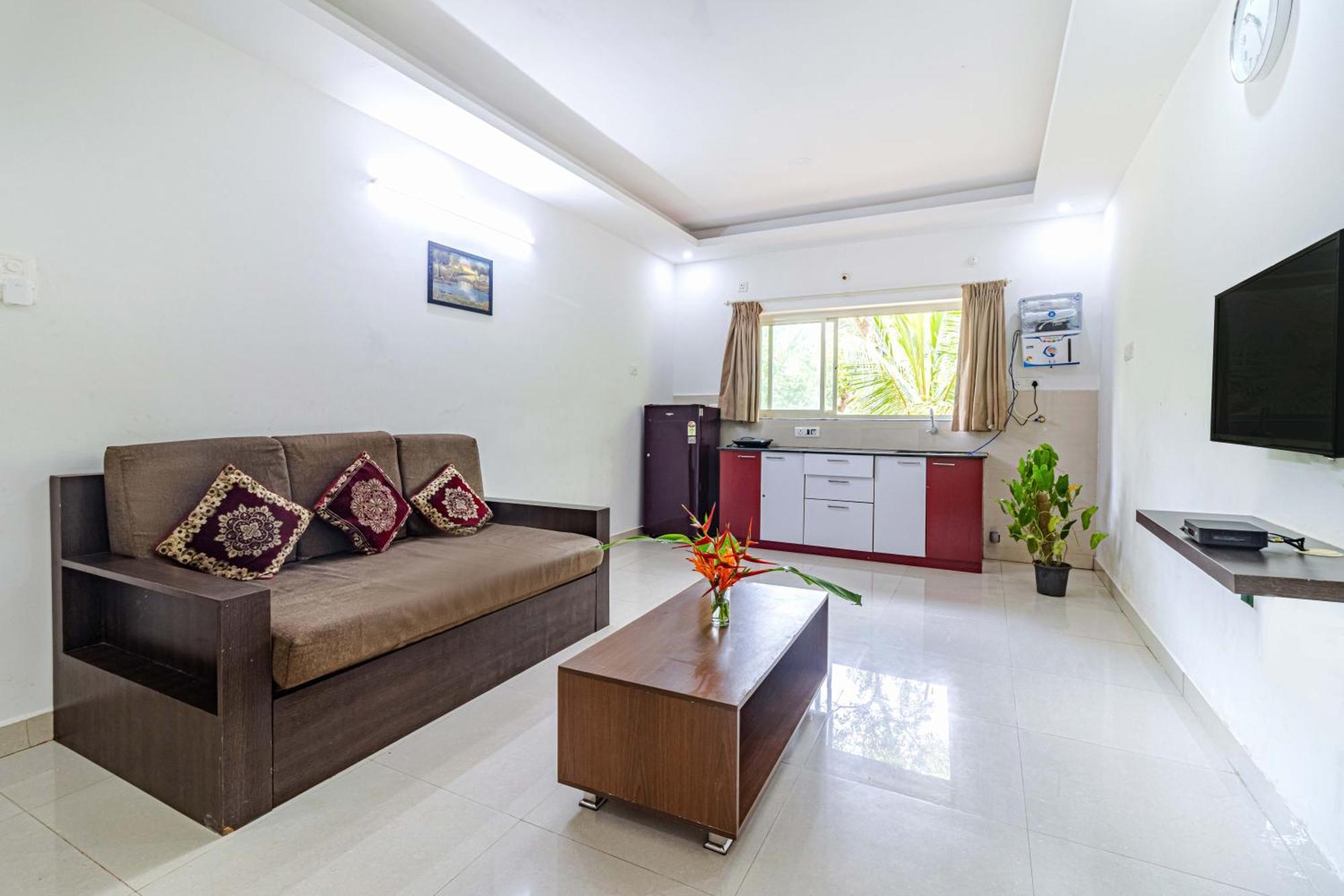 4Bhk Sparkling Apartment Near Beach Pool & Bar 2Bhkx2 Vagator Quarto foto