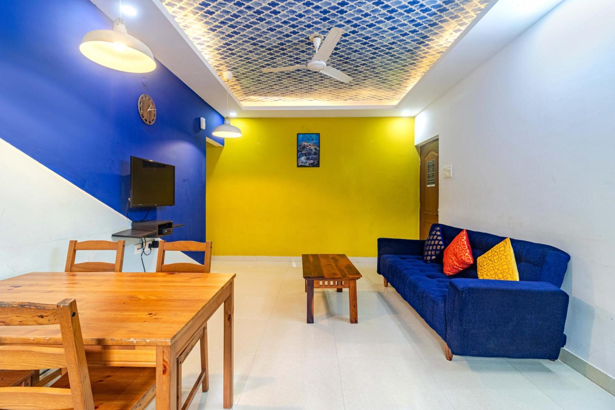 4Bhk Sparkling Apartment Near Beach Pool & Bar 2Bhkx2 Vagator Quarto foto