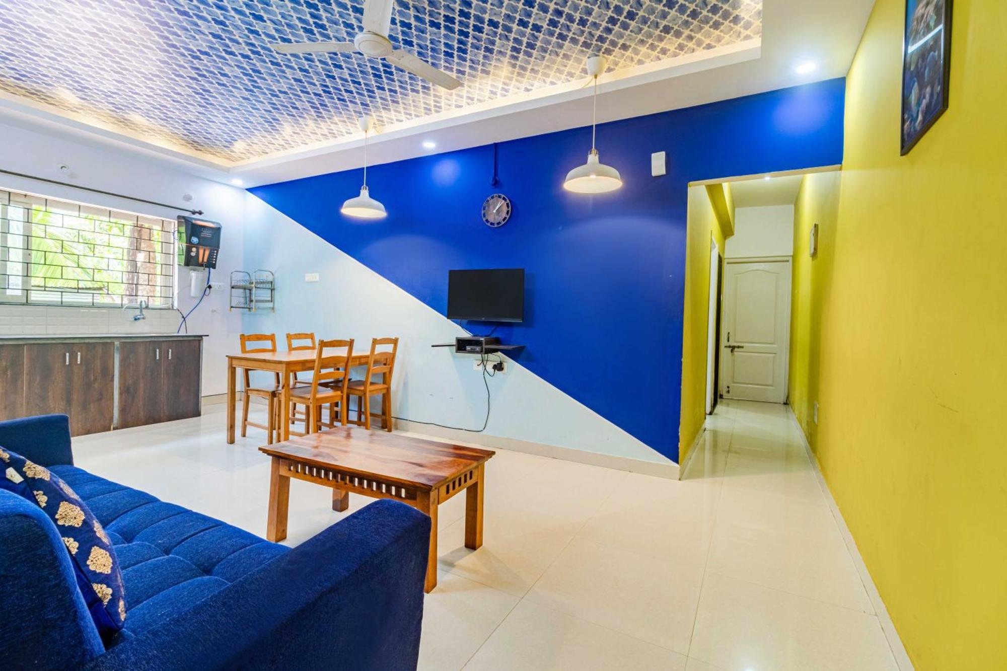 4Bhk Sparkling Apartment Near Beach Pool & Bar 2Bhkx2 Vagator Quarto foto
