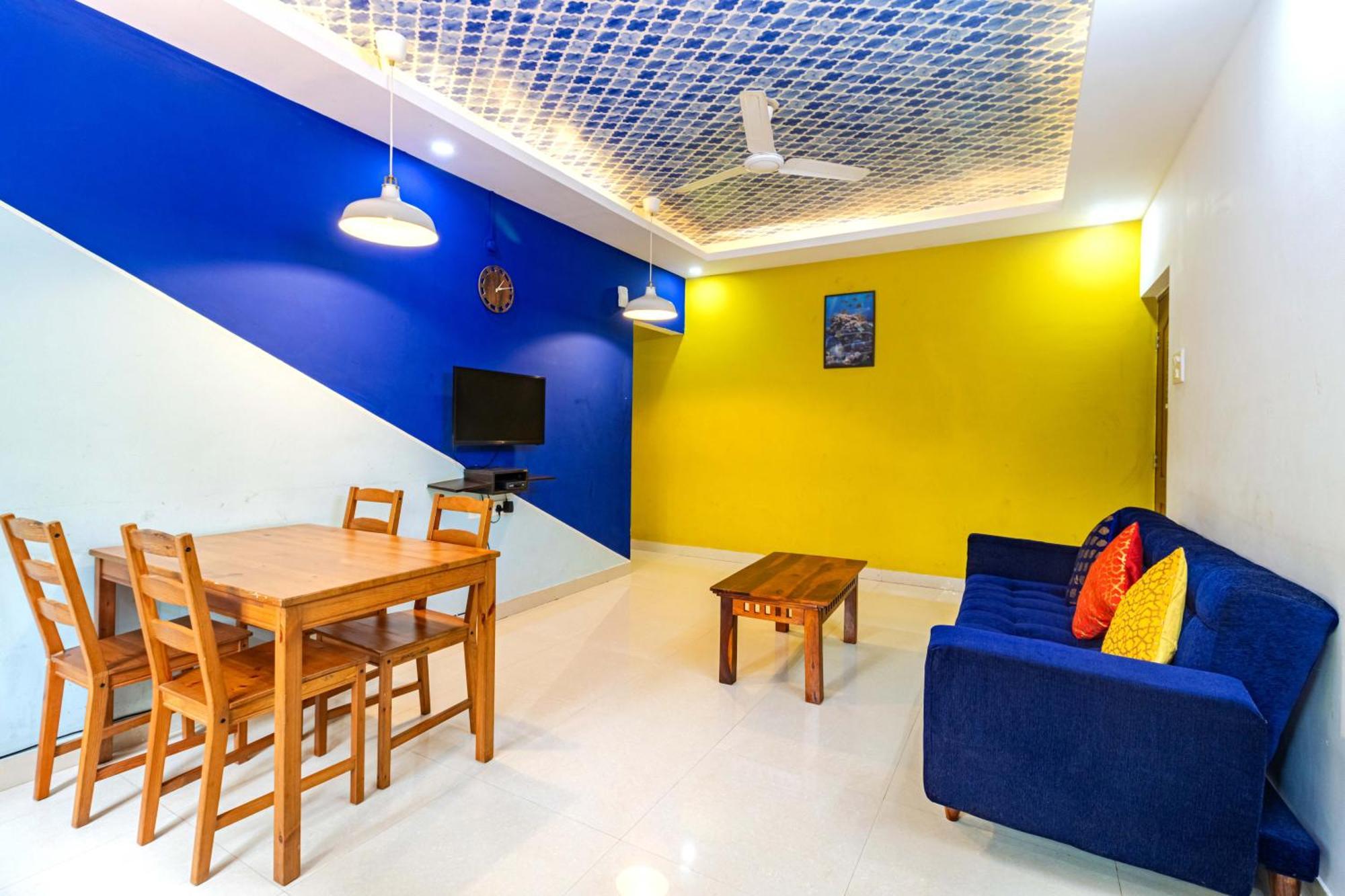 4Bhk Sparkling Apartment Near Beach Pool & Bar 2Bhkx2 Vagator Quarto foto